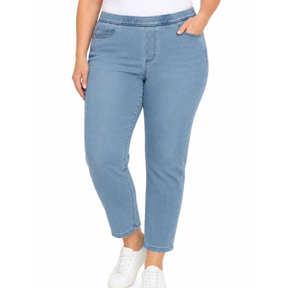 J.Jill Pure Jill Denim Slim Leg Ankle Jeans – Kenai River Wash – XL Regular